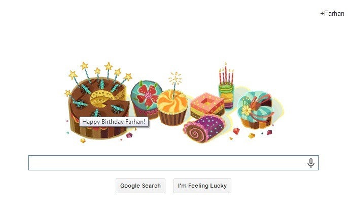 Google Doodle Birthday